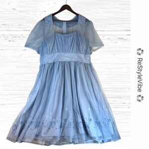 Disney Cinderella Blue Midi Dress